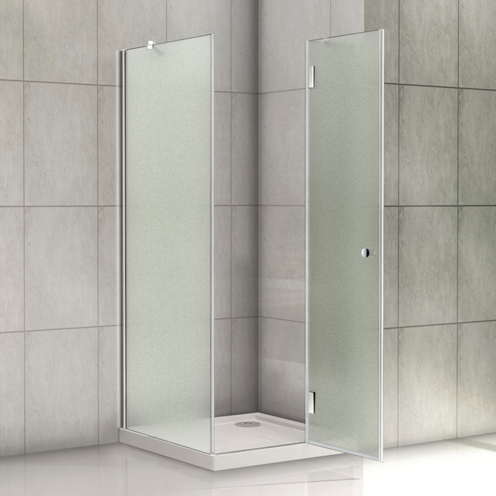 Duschabtrennung 80-120cm Scharniertür 70-100cm Duschwand 8mm Glas