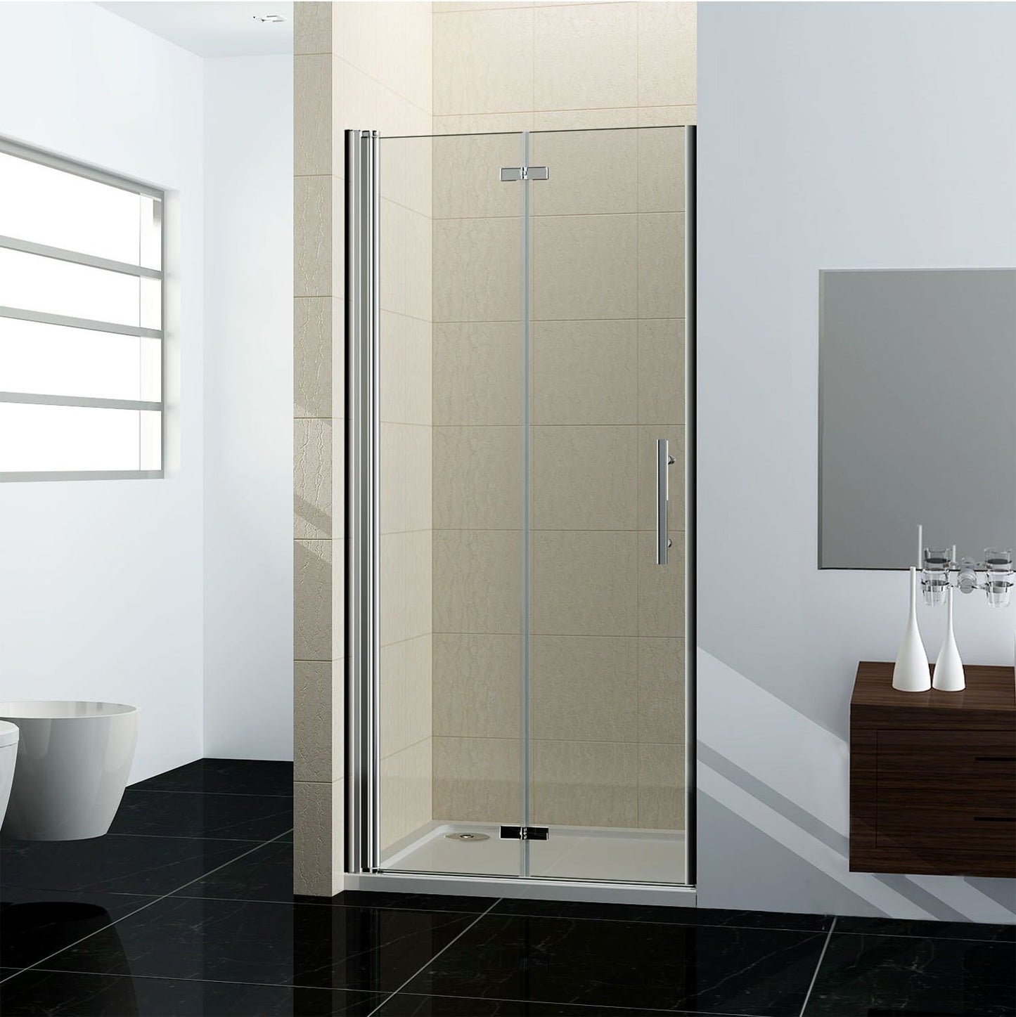 Duschtür dusche duschwand 6mm ESG glas 70X195cm 80x195cm