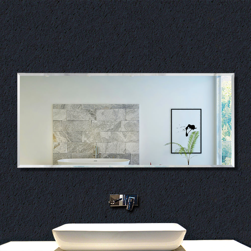Faccettenspiegel 30-120 cm, 5 mm stark, Spiegel badspiegel kristallspiegel garderobenspiegel duschspiegel