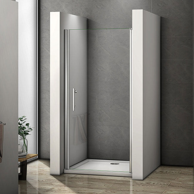 Duschtür Glas Nische 80 x H.195 cm Drehtür Dusche Duschkabine