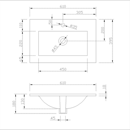 Badmöbel Set 60 cm Standschrank Waschbecken mit Unterschrank freistehend Waschtisch Keramikbecken Walnuss