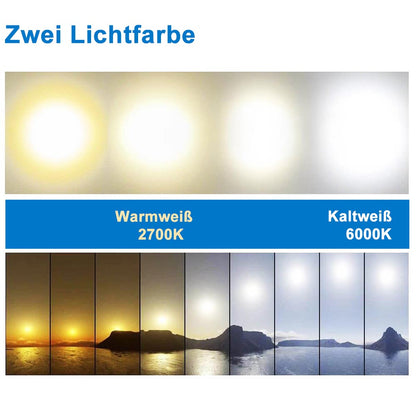 LED Badspiegel 80 bis 140 cm 2 Lichtfarbe Wandspiegel mit Bluetooth, Touch, Beschlagfrei,3-Fach Vergrößerung Schminkspiegel IP44 Kalt/Warmweiß energiesparend