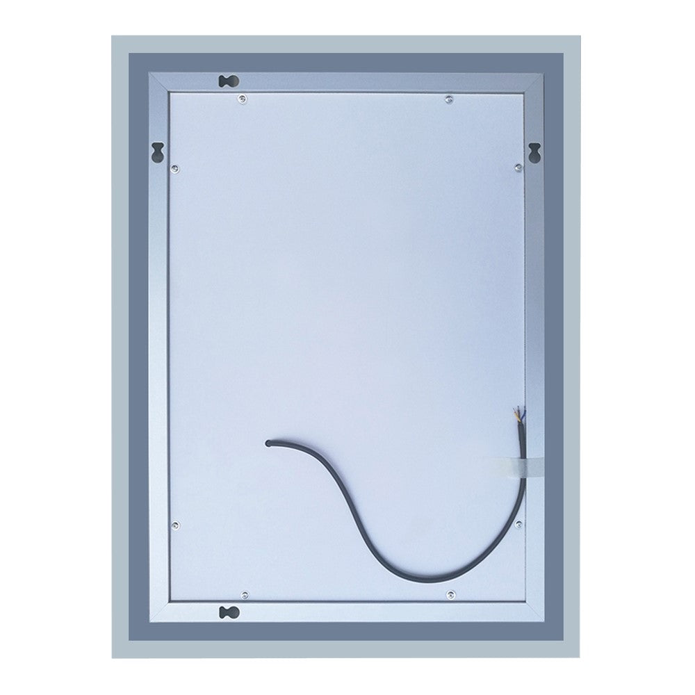 LED Badspiegel 50-100 cm Wandspiegel mit Beleuchtung Touch Beschlagfrei Kaltweiß