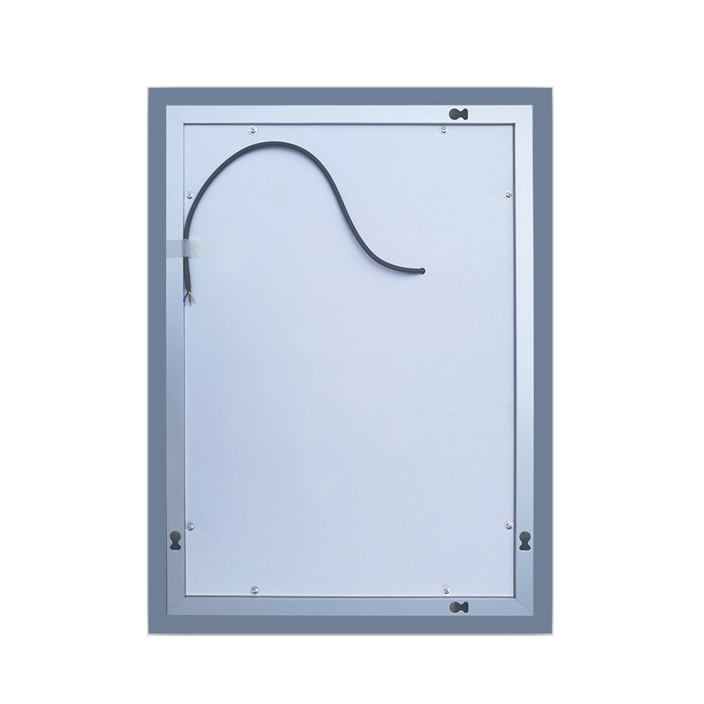39×50 cm LED Badspiegel Wandspiegel mit Beleuchtung EINZEL Touch Kaltweiß