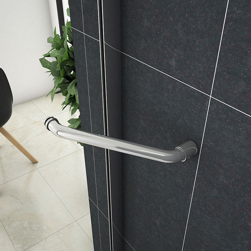 Badewanne 2 tlg. Faltwand Duschwand duschabtrennung 120x140cm