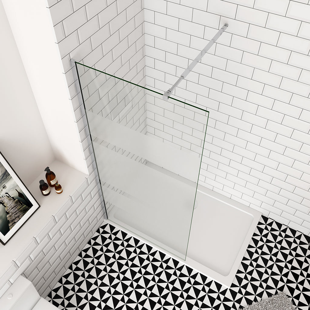 B.100 x H.190 cm 6mm NANO ESG Glas ESG Glasabtrennung Walk In Dusche